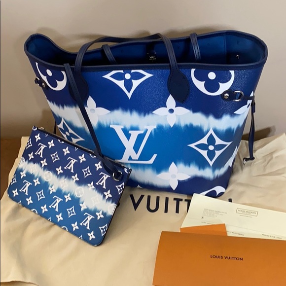 SOLD!💯% Auth Louis Vuitton Escale Neverfull mm - Picture 2 of 8